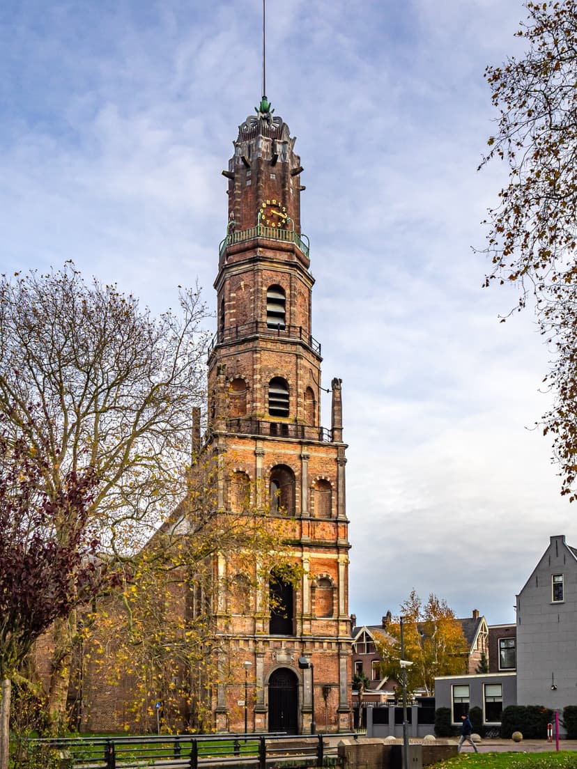 De toren van de Oude Sint-Nicolaaskerk, het herkenningspunt van IJsselstein