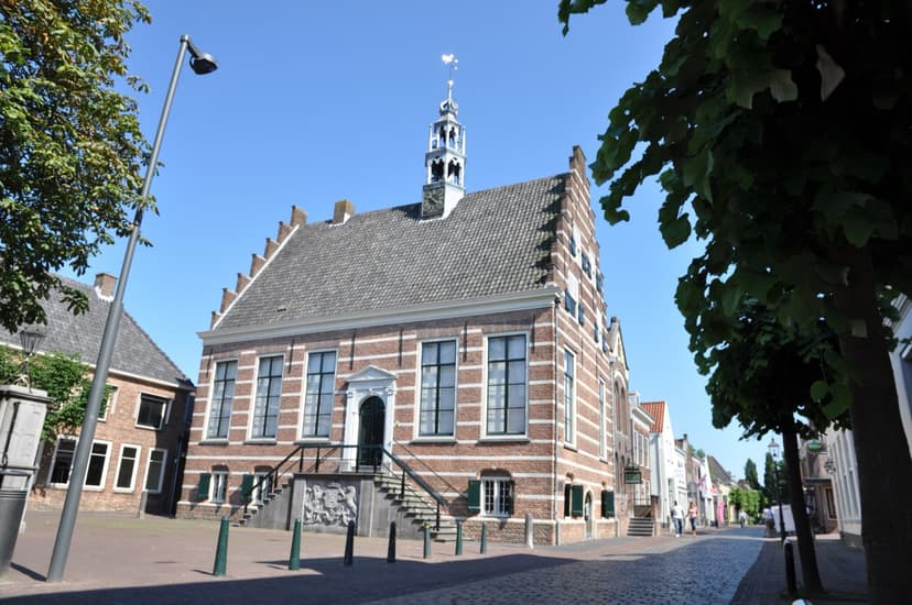 Het oude stadhuis van IJsselstein met zijn torentje